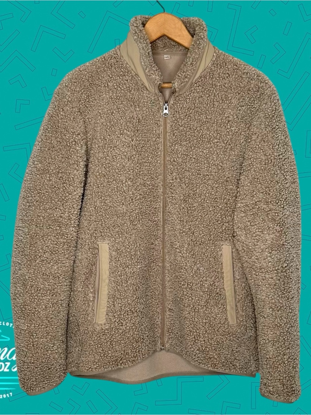 Uniqlo Sherpa Deep Pile Fleece Zip Jacket - Picture 3 of 7